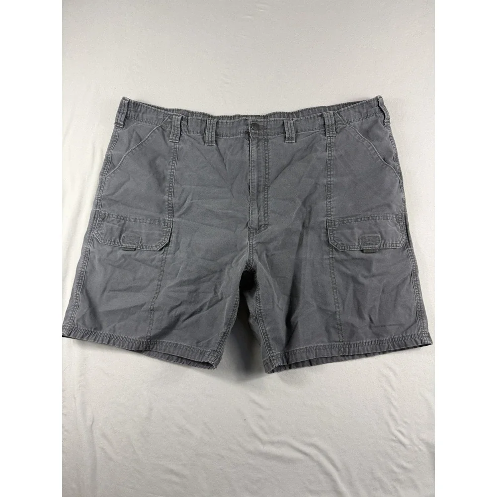 Wrangler grey cotton cargo shorts, men's 44